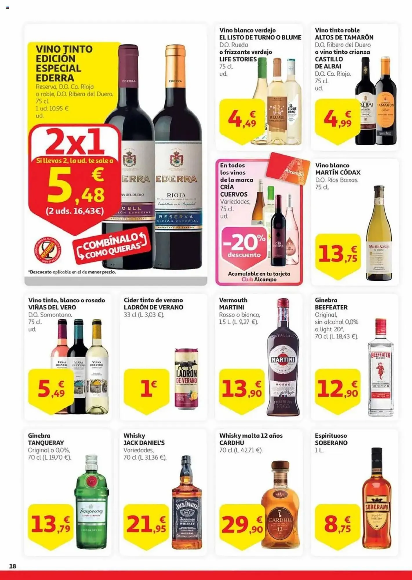 Catálogo de Folleto Alcampo 15 de julio al 29 de julio 2025 - Página 18