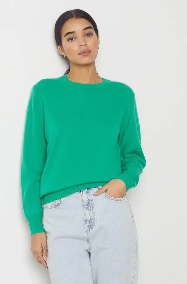 Jersey cuello redondo cachemir