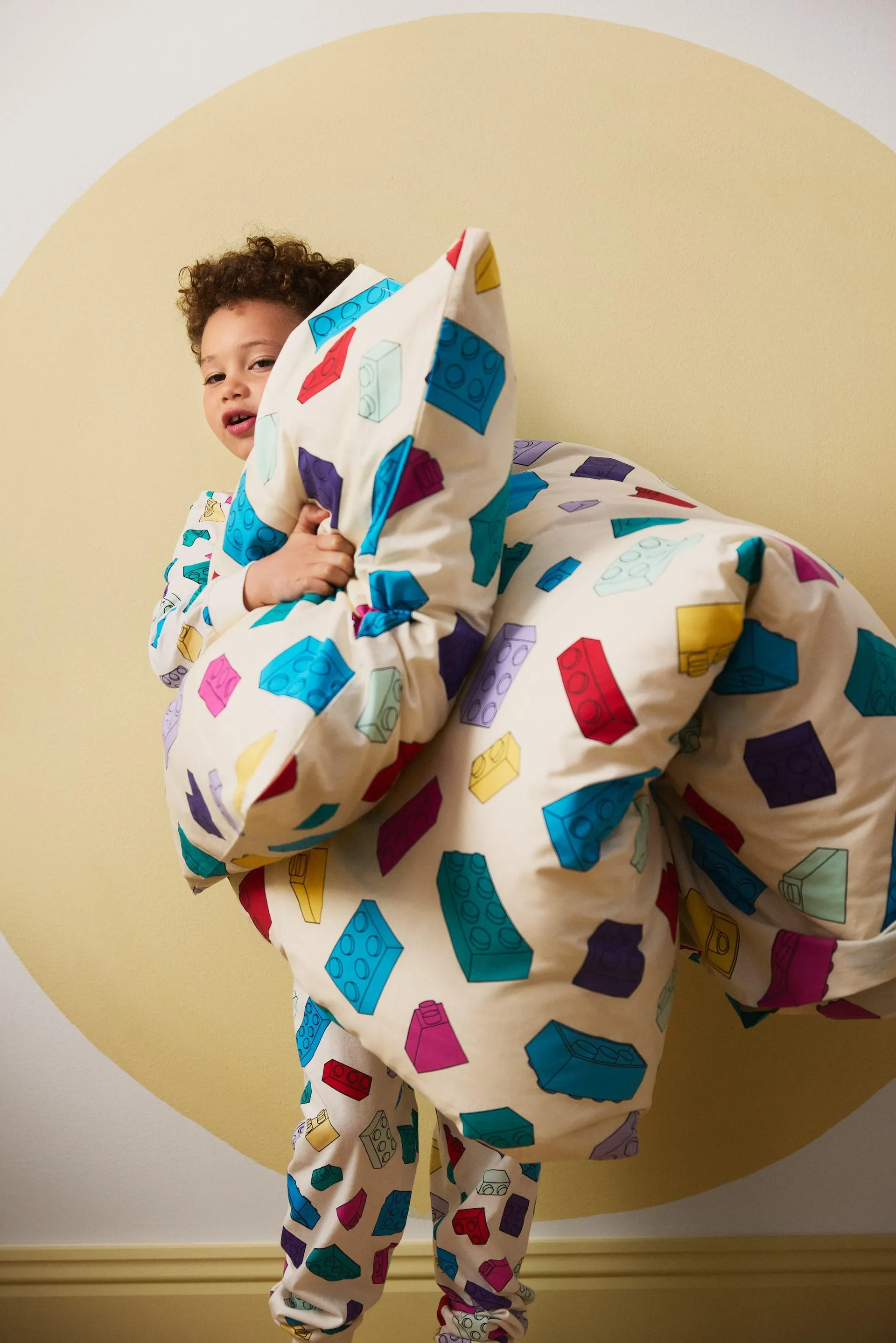 Conjunto de funda nórdica estampada en algodón