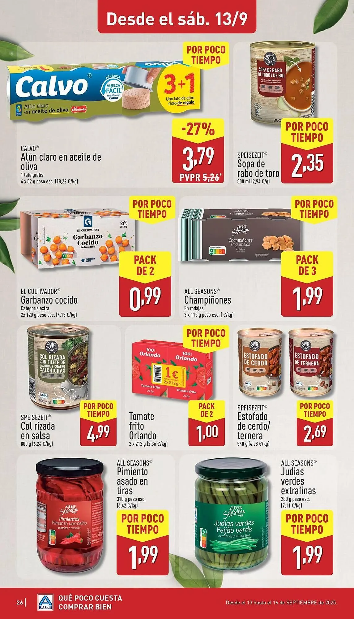 Catálogo de Folleto ALDI 8 de septiembre al 14 de septiembre 2025 - Página 26
