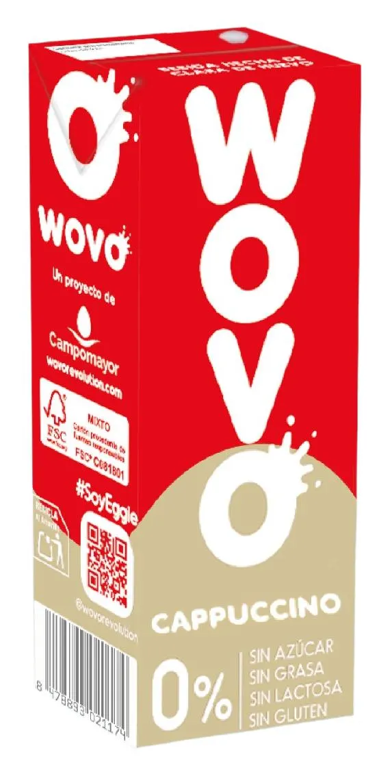 BEBIDA CLARA DE HUEVO SABOR CAPUCHINO 200ML