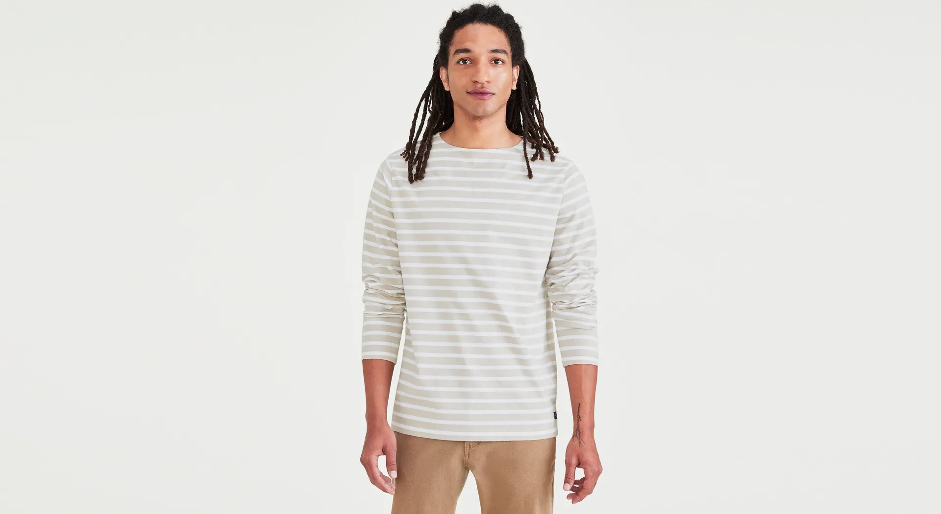 Men's Regular Fit Boatneck Shirt