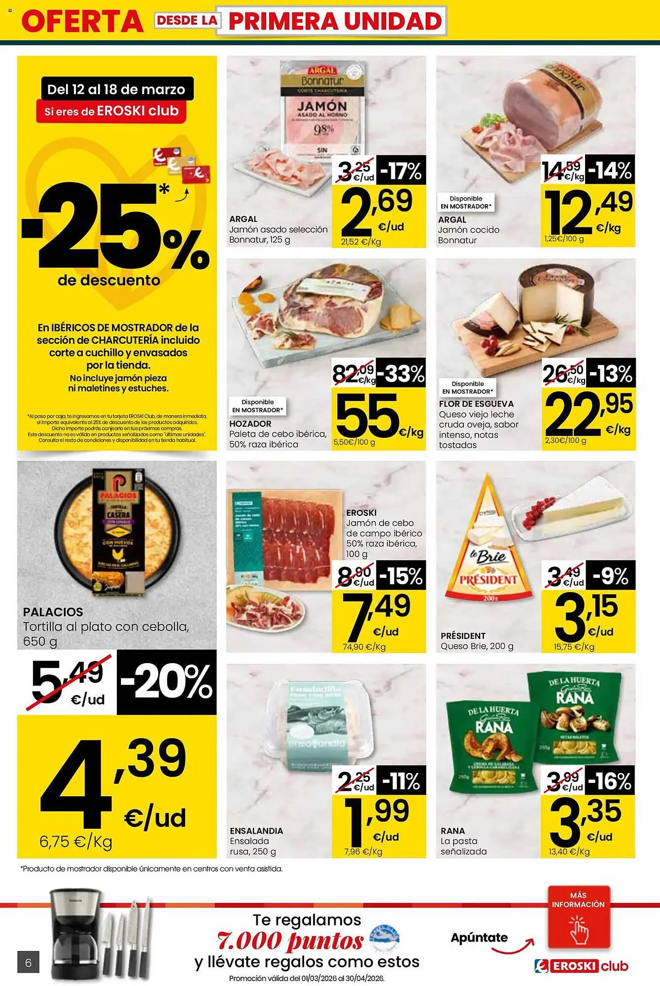 Catálogo de Folleto Eroski 12 de marzo al 25 de marzo 2026 - Página 6