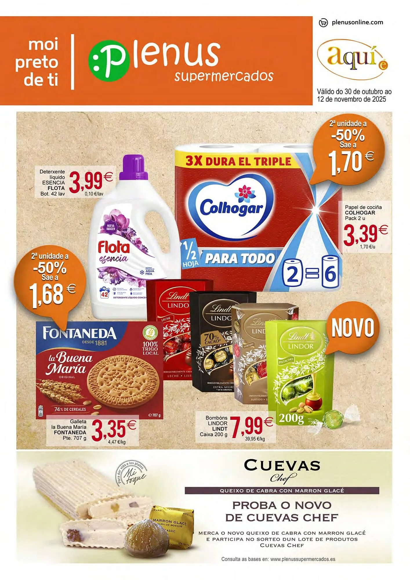 Catálogo de Folleto Plenus Supermercados 30 de octubre al 12 de noviembre 2025 - Página 1