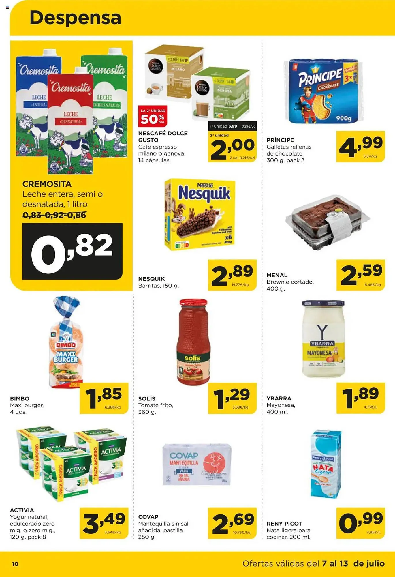 Catálogo de Folleto Alimerka 7 de julio al 13 de julio 2025 - Página 10