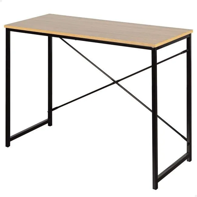 Max Home Escritorio madera y acero 100x40x70 cm
