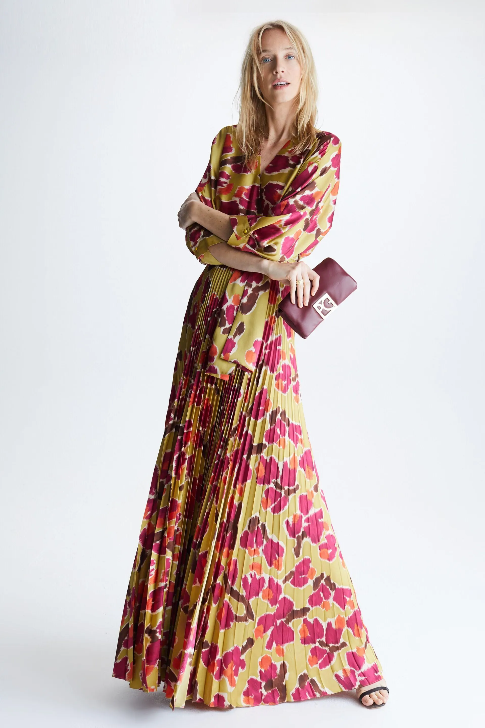 VESTIDO CAMISERO TWILL ESTAMPADO IKAT