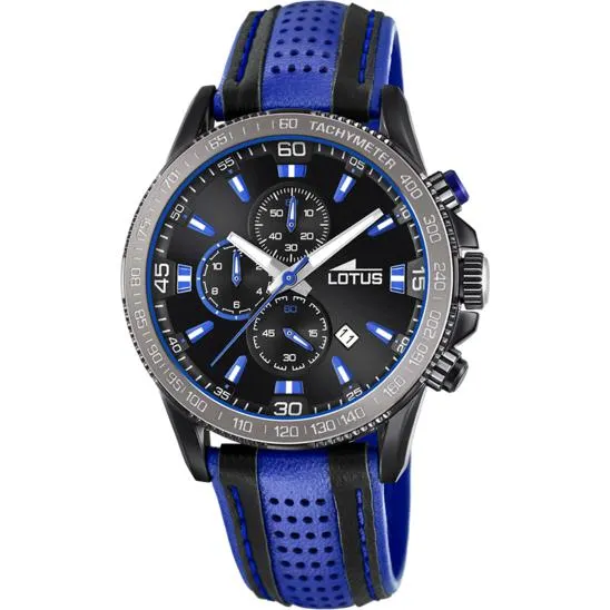 RELOJ DE HOMBRE LOTUS COLOR CON ESFERA NEGRA 18592/2