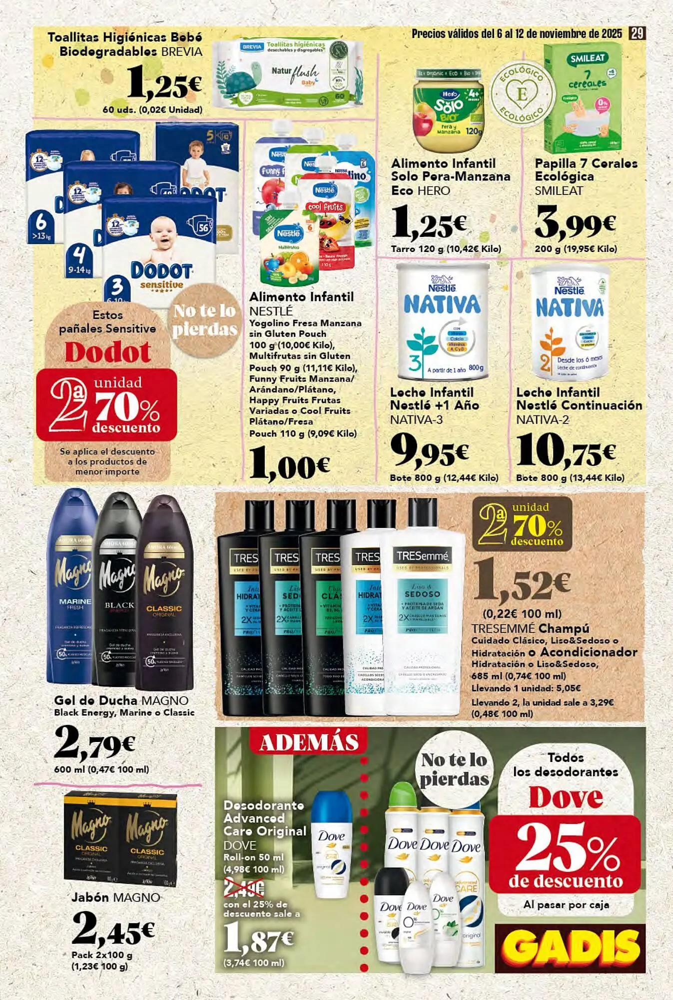 Catálogo de Folleto Gadis 6 de noviembre al 12 de noviembre 2025 - Página 29