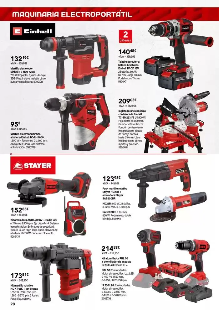 Catálogo de La mayor red de ferreterías y suministros del país 7 de abril al 31 de diciembre 2025 - Página 28