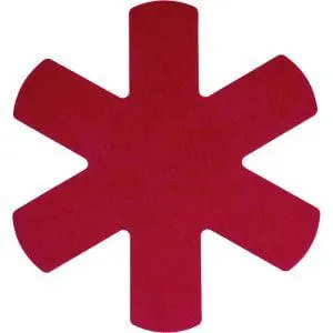 Set de 2 protectores de sartenes rojos Culinarium