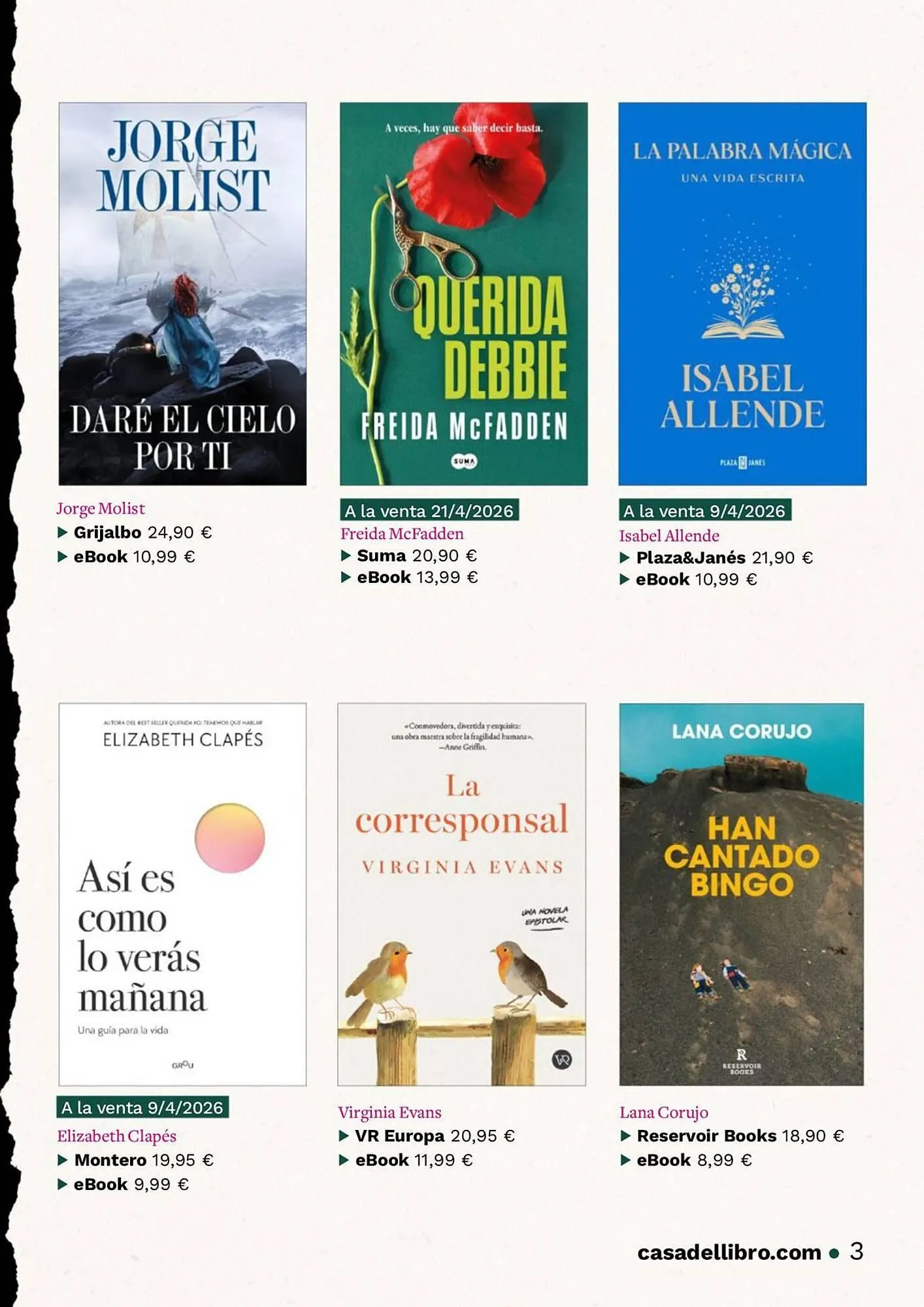 Catálogo de Catálogo Casa del Libro 1 de abril al 22 de abril 2026 - Página 3