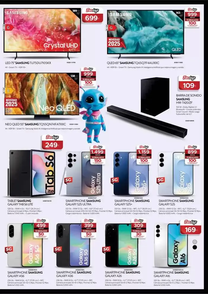 Catálogo de Folleto Especial FanDays Samsung 2 de mayo al 31 de mayo 2025 - Página 2