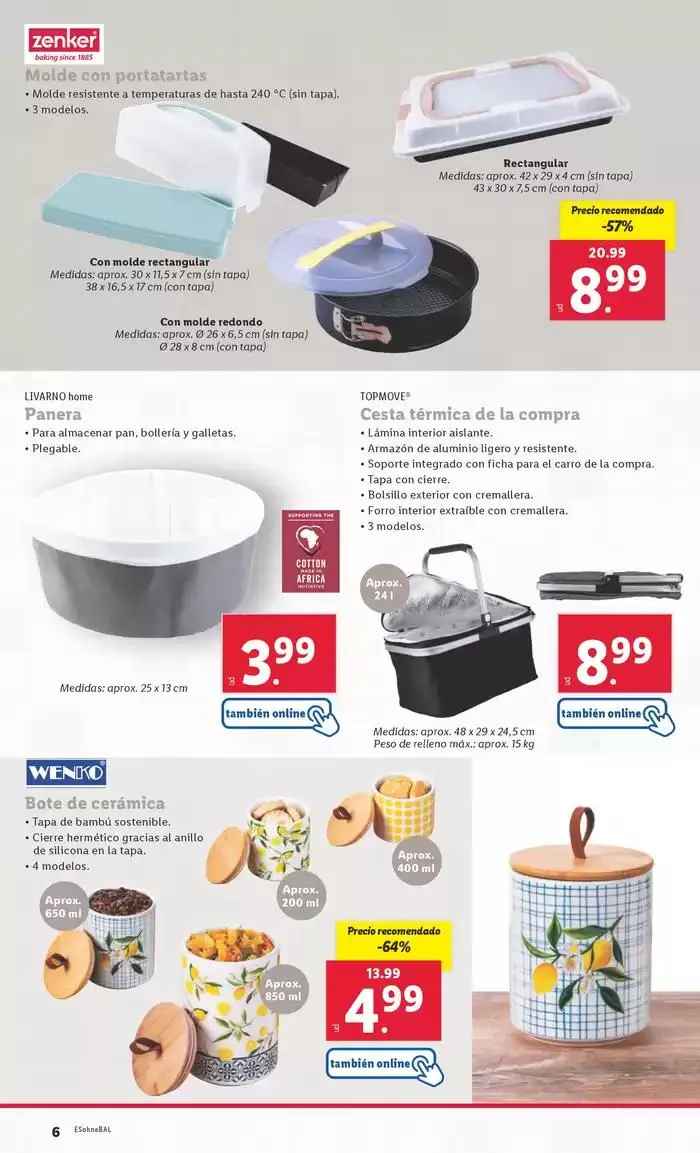 Catálogo de ¡Bazar Lidl! Ofertas válidas del 19/05 al 25/05 19 de mayo al 25 de mayo 2025 - Página 6