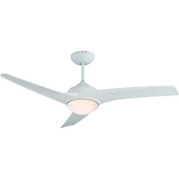Ventilador de techo con luz Venias 3 aspas 132 cm blanco