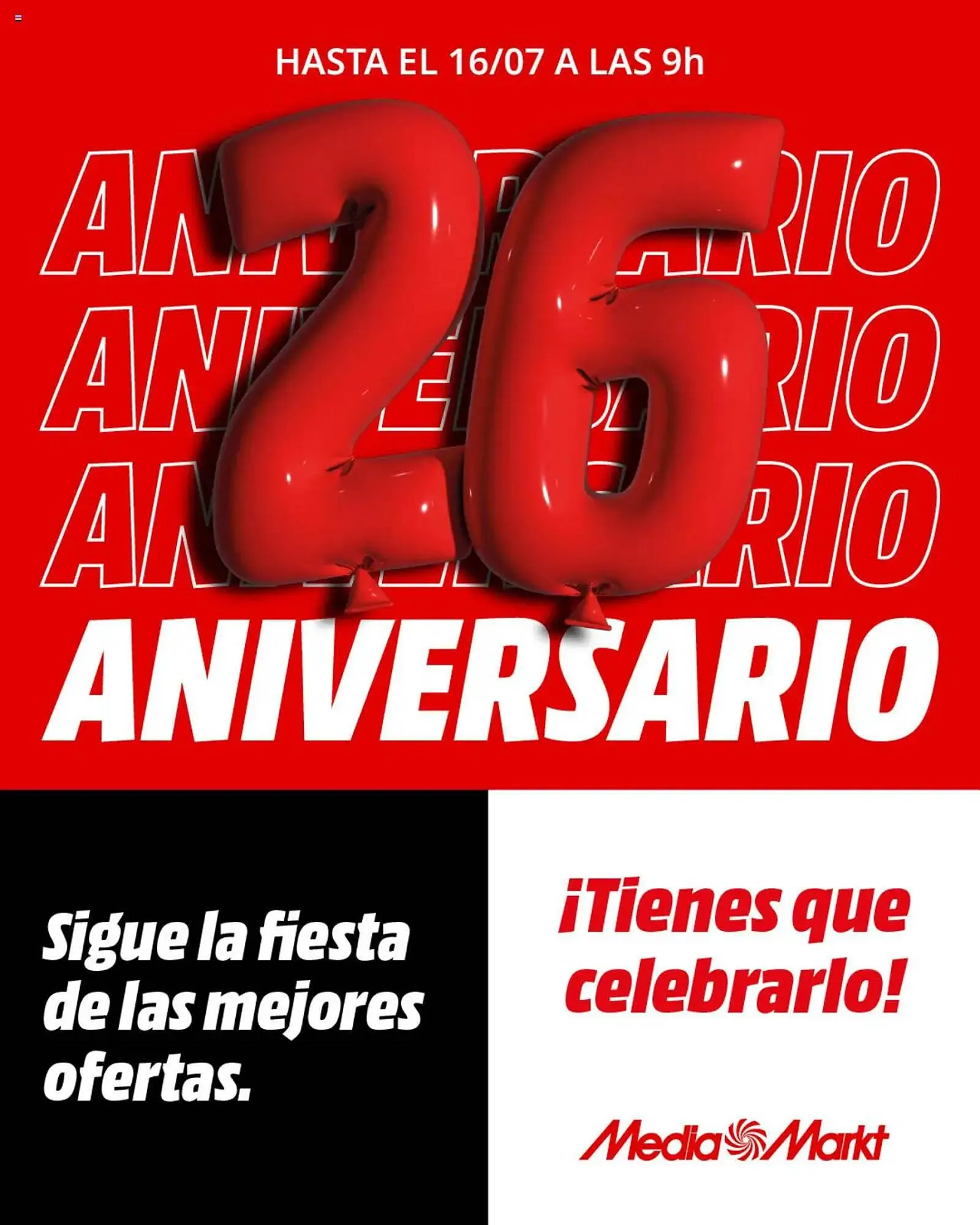 Catálogo de Folleto MediaMarkt 9 de julio al 16 de julio 2025 - Página 1