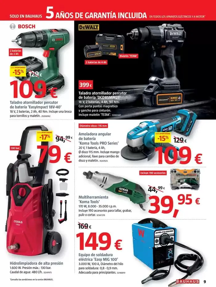 Catálogo de  Bricolaje, reformas, decoración y jardín 3 de abril al 7 de mayo 2025 - Página 9