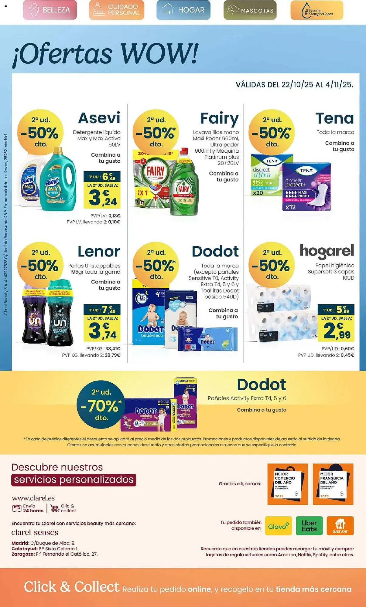 Catálogo de Folleto Clarel 22 de octubre al 4 de noviembre 2025 - Página 16