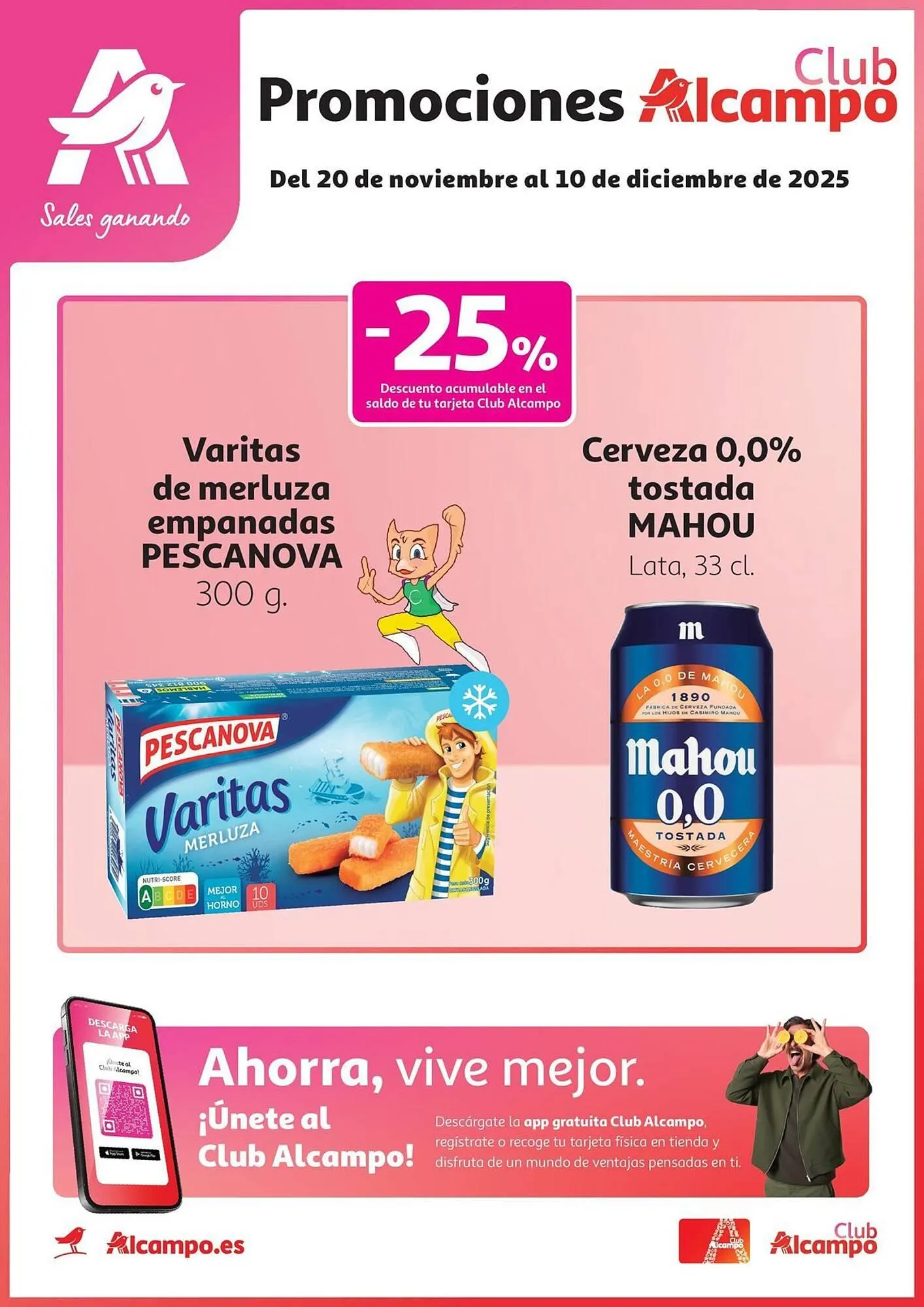 Catálogo de Folleto Alcampo 20 de noviembre al 10 de diciembre 2025 - Página 1