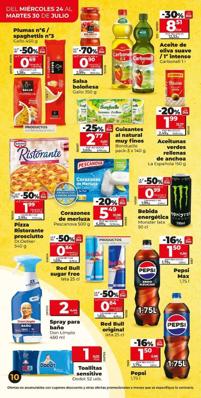 Catálogo de Ofertas Dia 24 de julio al 30 de julio 2024 - Página 10