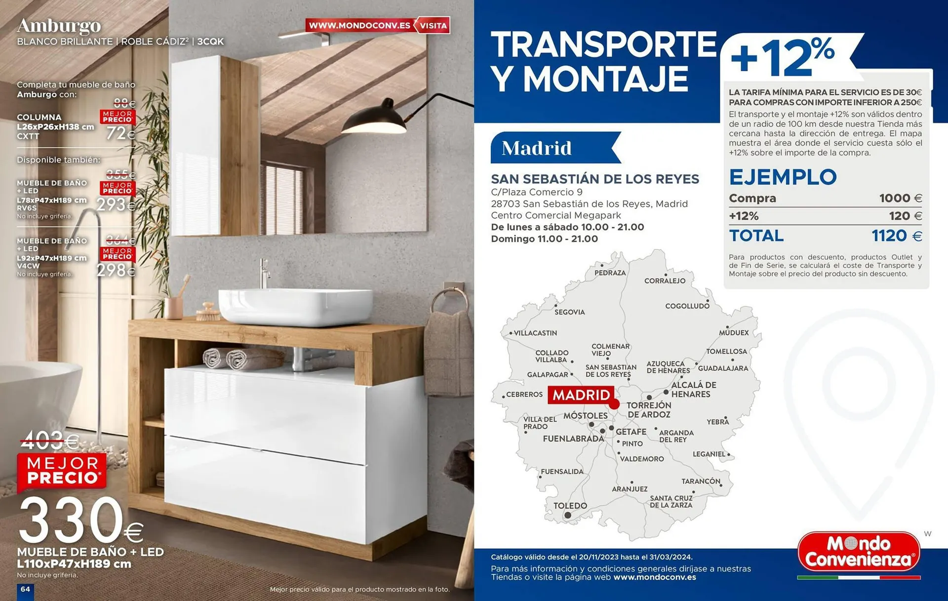 Catálogo de Folleto Mondo Convenienza 20 de noviembre al 31 de marzo 2024 - Página 34