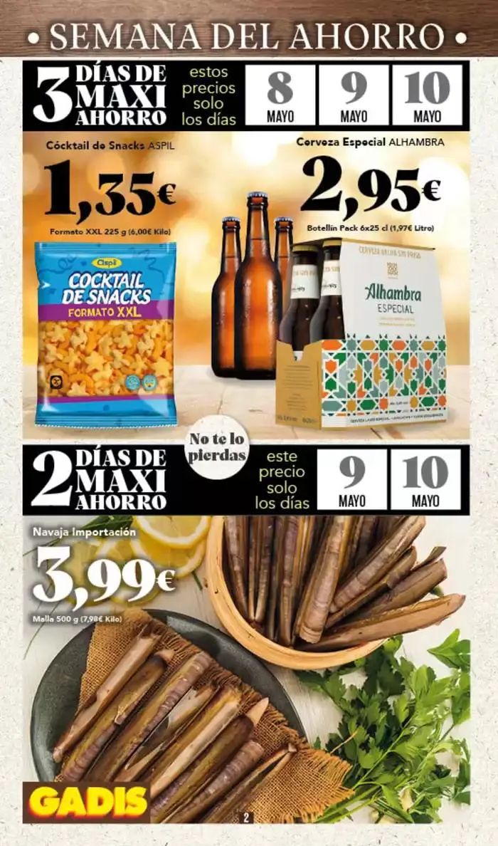 Catálogo de Precios válidos del 8 al 14 de mayo de 2025 para los Gadis de Galicia 8 de mayo al 14 de mayo 2025 - Página 2