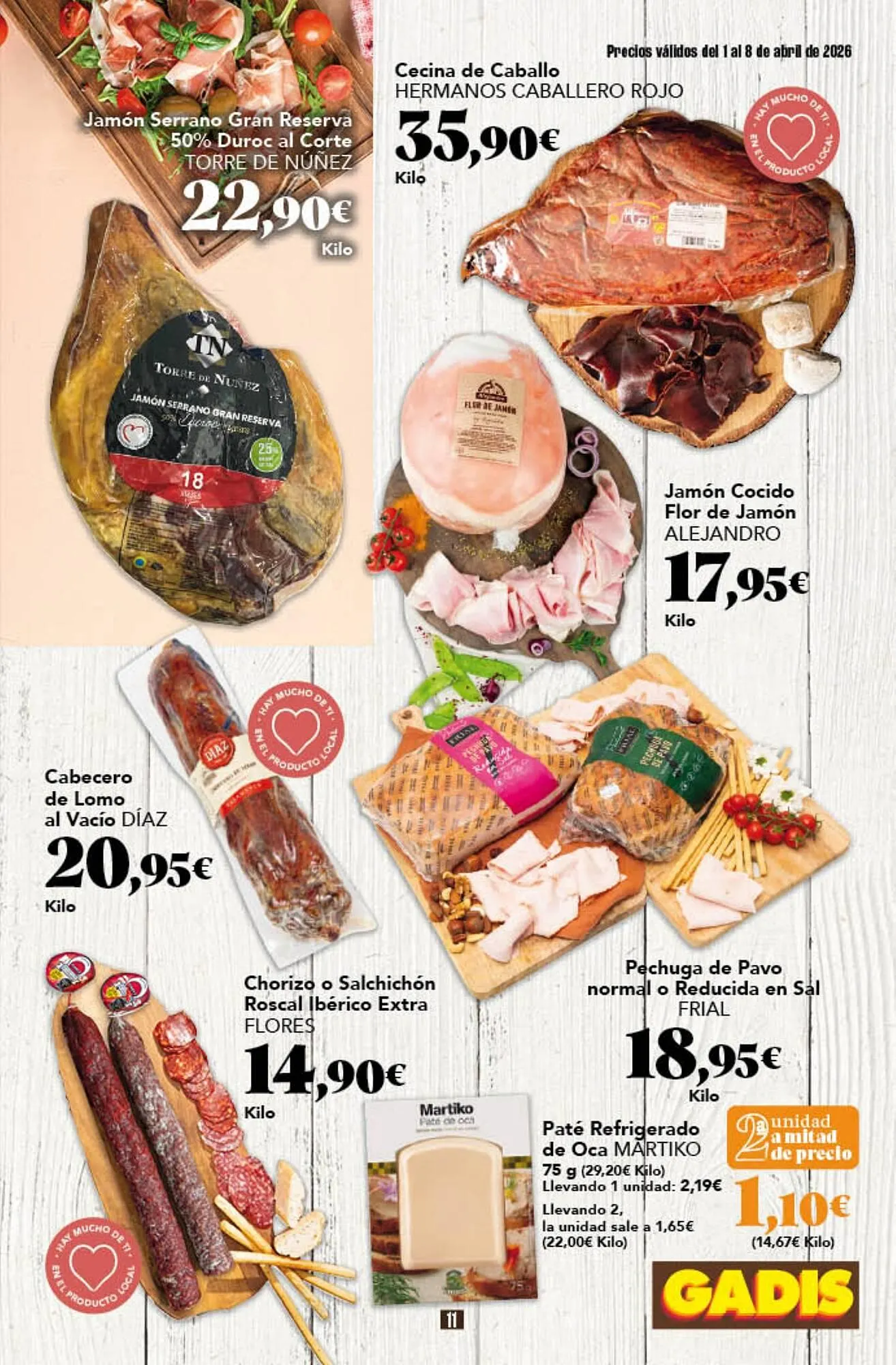 Catálogo de Folleto Gadis 1 de abril al 8 de abril 2026 - Página 11