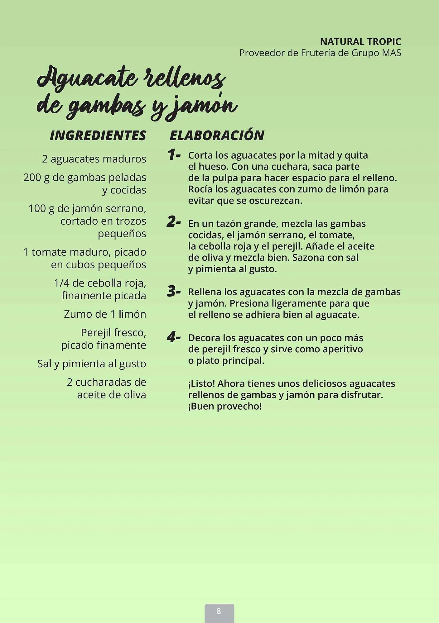 Catálogo de Folleto Supermercados MAS 10 de enero al 21 de diciembre 2024 - Página 8