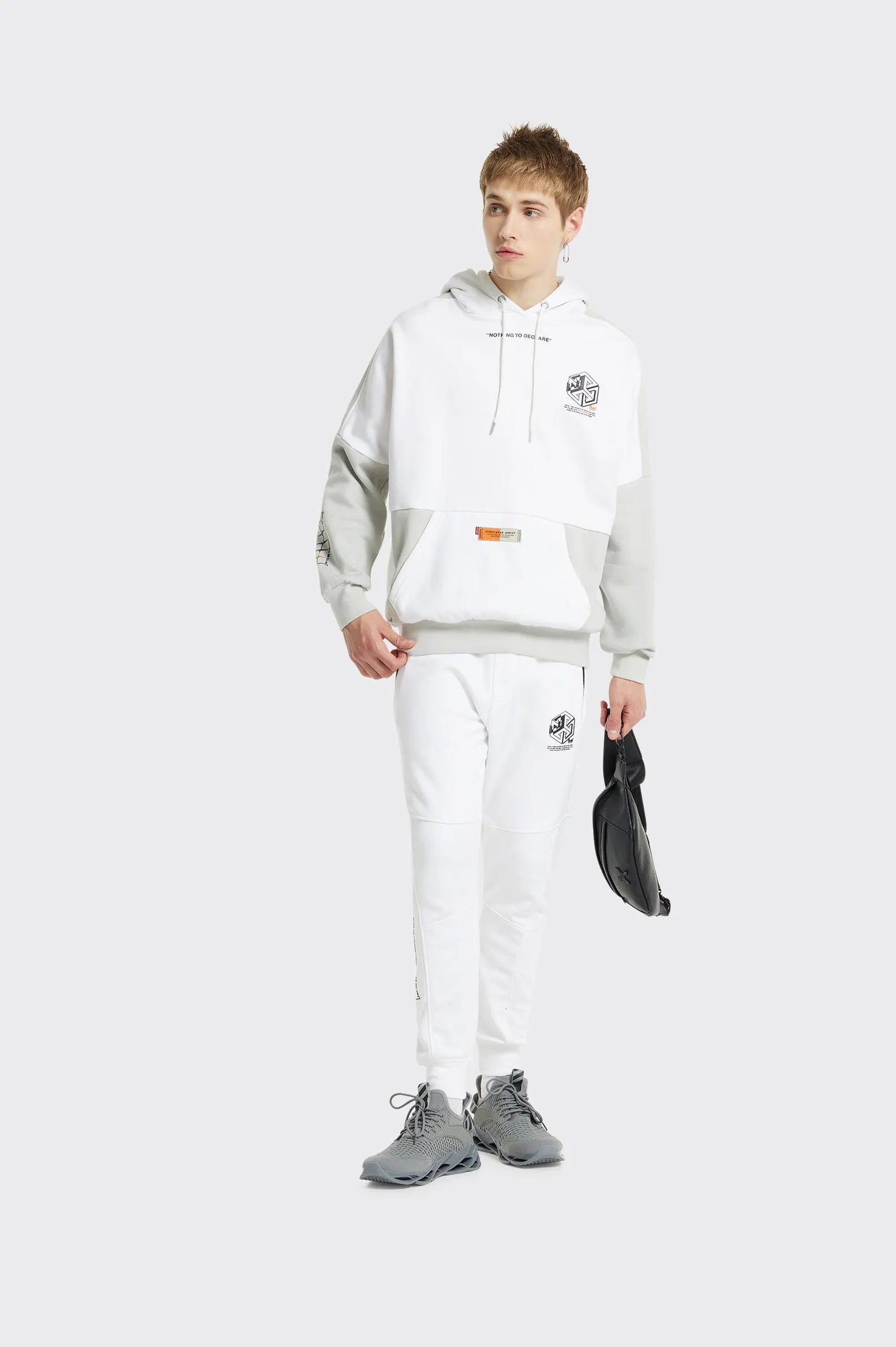 SUDADERA Polinesia CAPUCHA BLOQUES HOMBRE