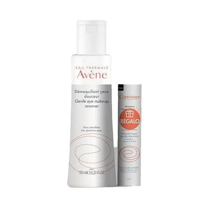 avene pack desmaquillante ojos + regalo mascara pestaña