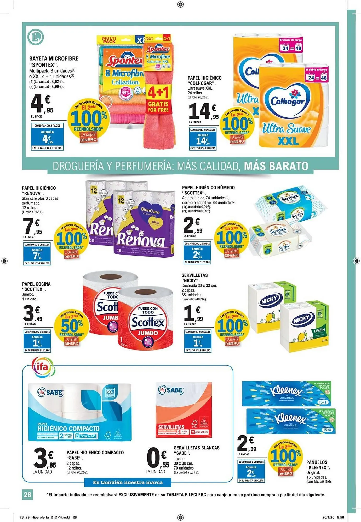 Catálogo de Catálogo E.Leclerc 4 de febrero al 15 de febrero 2026 - Página 28