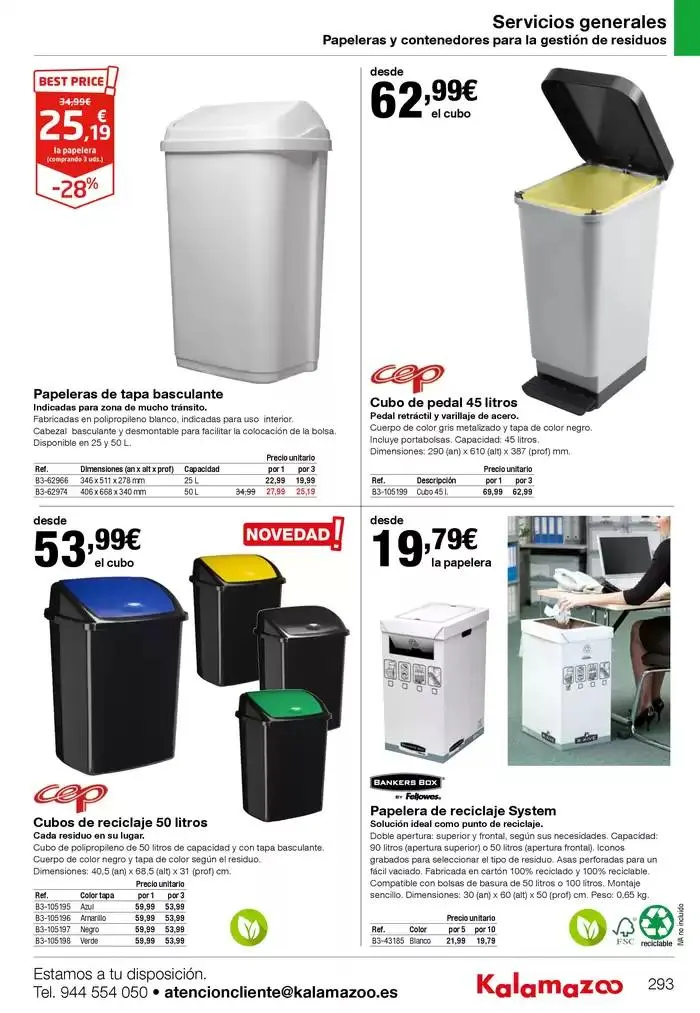 Catálogo de Staples Kalamazoo Catálogo General 9 de enero al 30 de septiembre 2025 - Página 293