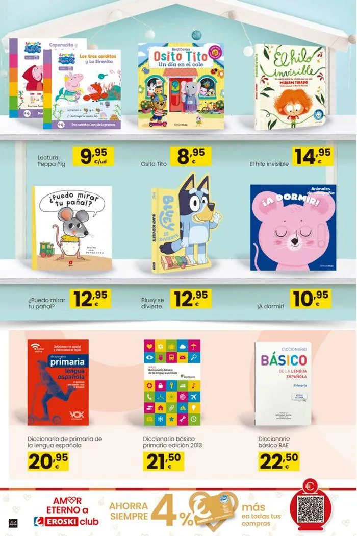 Catálogo de Ofertas Vuelta al Cole EROSKI 22 de agosto al 18 de septiembre 2024 - Página 44