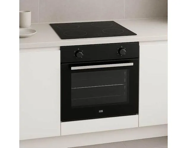 Pack vitrocerámica 4 fuegos y horno Cooke & Lewis