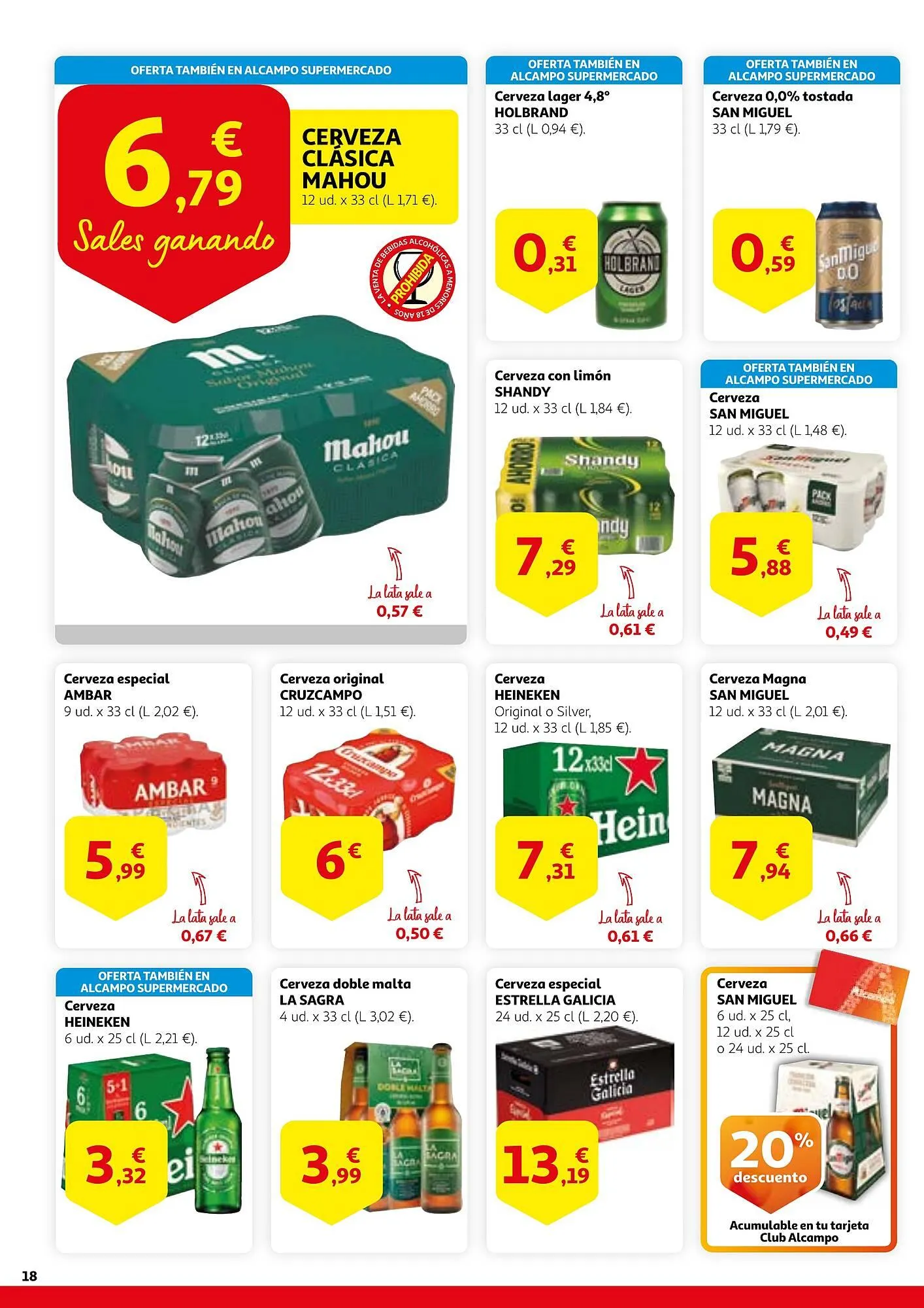 Catálogo de Folleto Alcampo 19 de julio al 31 de julio 2024 - Página 18