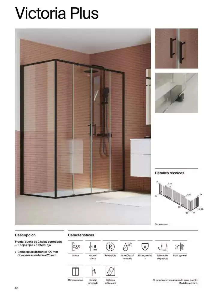 Catálogo de Mamparas de Baño 9 de enero al 31 de diciembre 2025 - Página 100