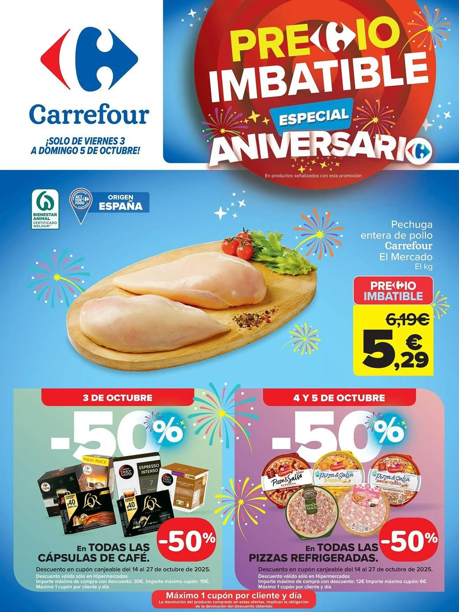 Catálogo de Folleto Carrefour 3 de octubre al 5 de octubre 2025 - Página 1