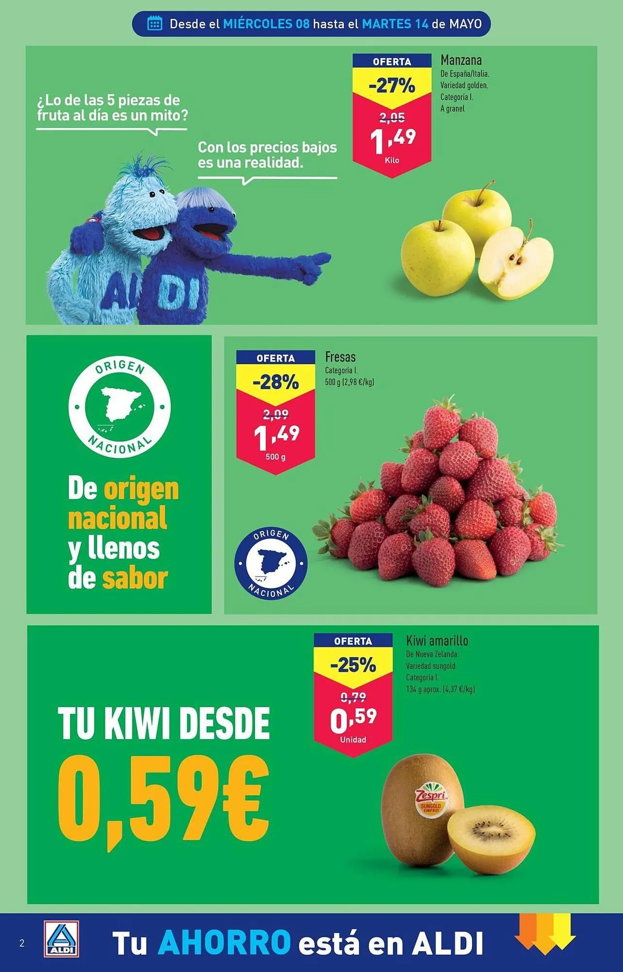 Catálogo de Folleto ALDI 8 de mayo al 14 de mayo 2024 - Página 2