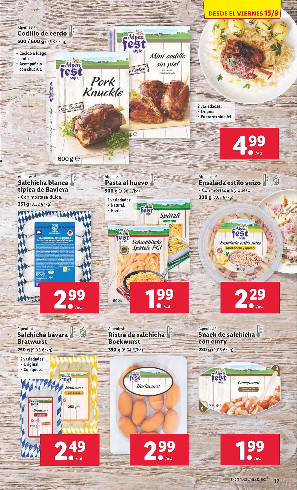 Catálogo de Folleto Lidl 11 de septiembre al 17 de septiembre 2023 - Página 37