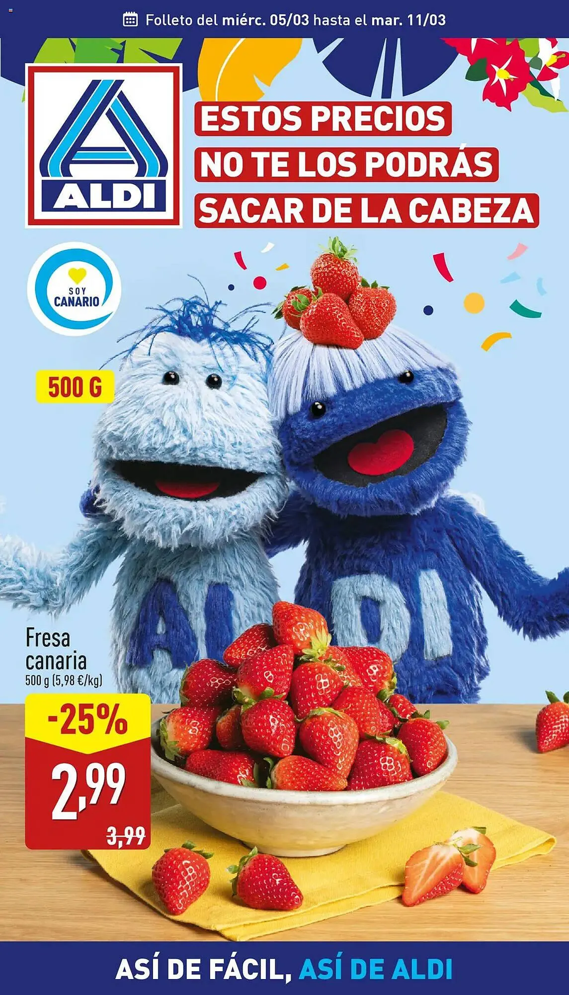 Catálogo de Folleto ALDI 5 de marzo al 11 de marzo 2025 - Página 1