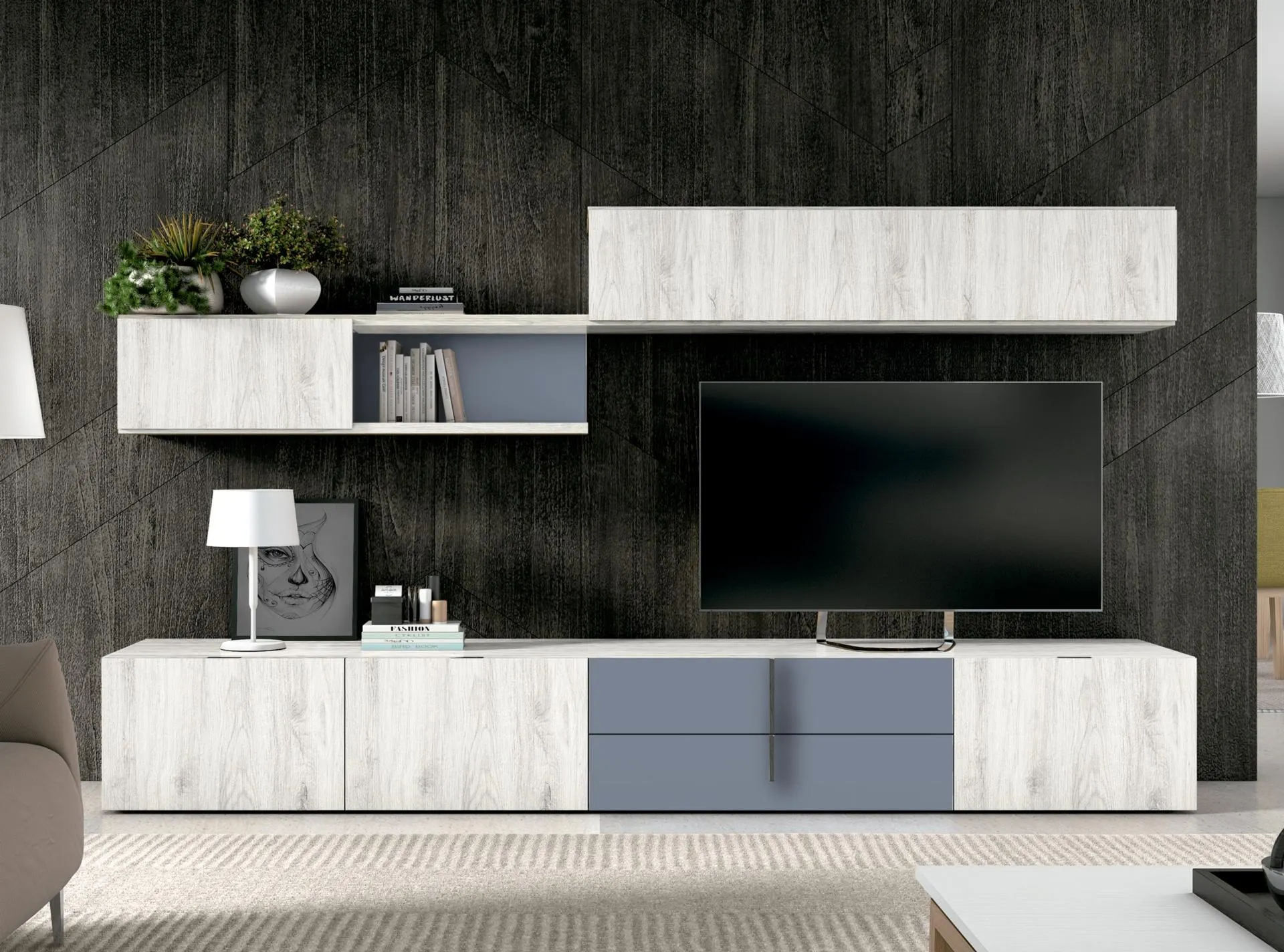 Conjunto de salón de 270 cm de ancho