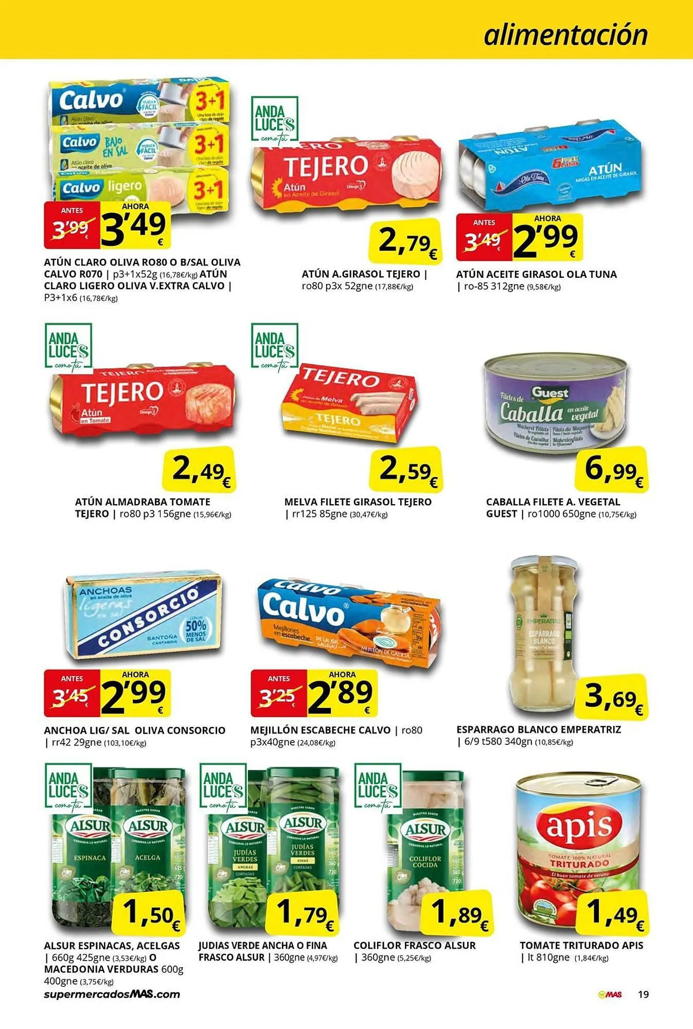 Catálogo de Folleto Supermercados MAS 8 de enero al 29 de enero 2026 - Página 19
