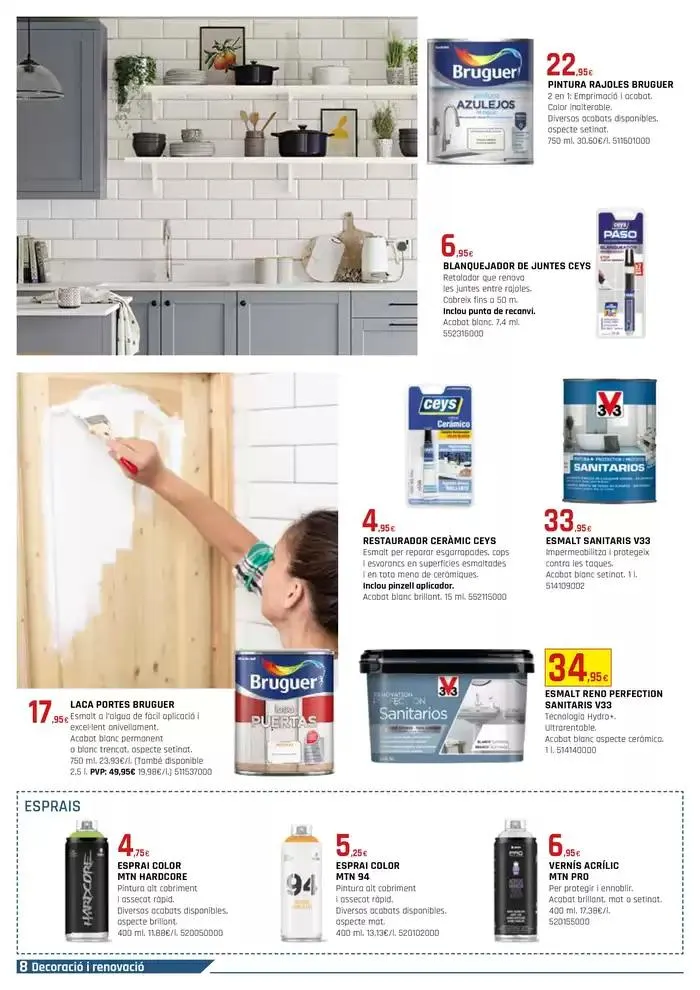 Catálogo de Especial Pintures 8 de mayo al 7 de julio 2025 - Página 8