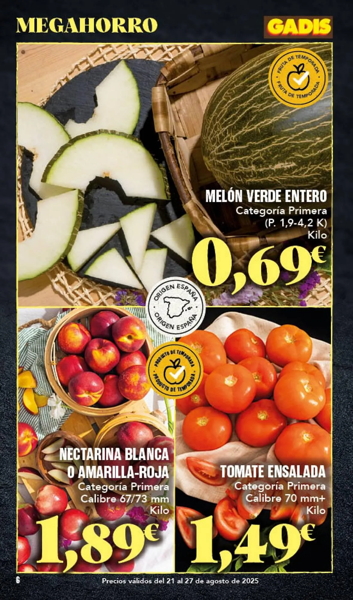 Catálogo de Folleto Gadis 21 de agosto al 27 de agosto 2025 - Página 6