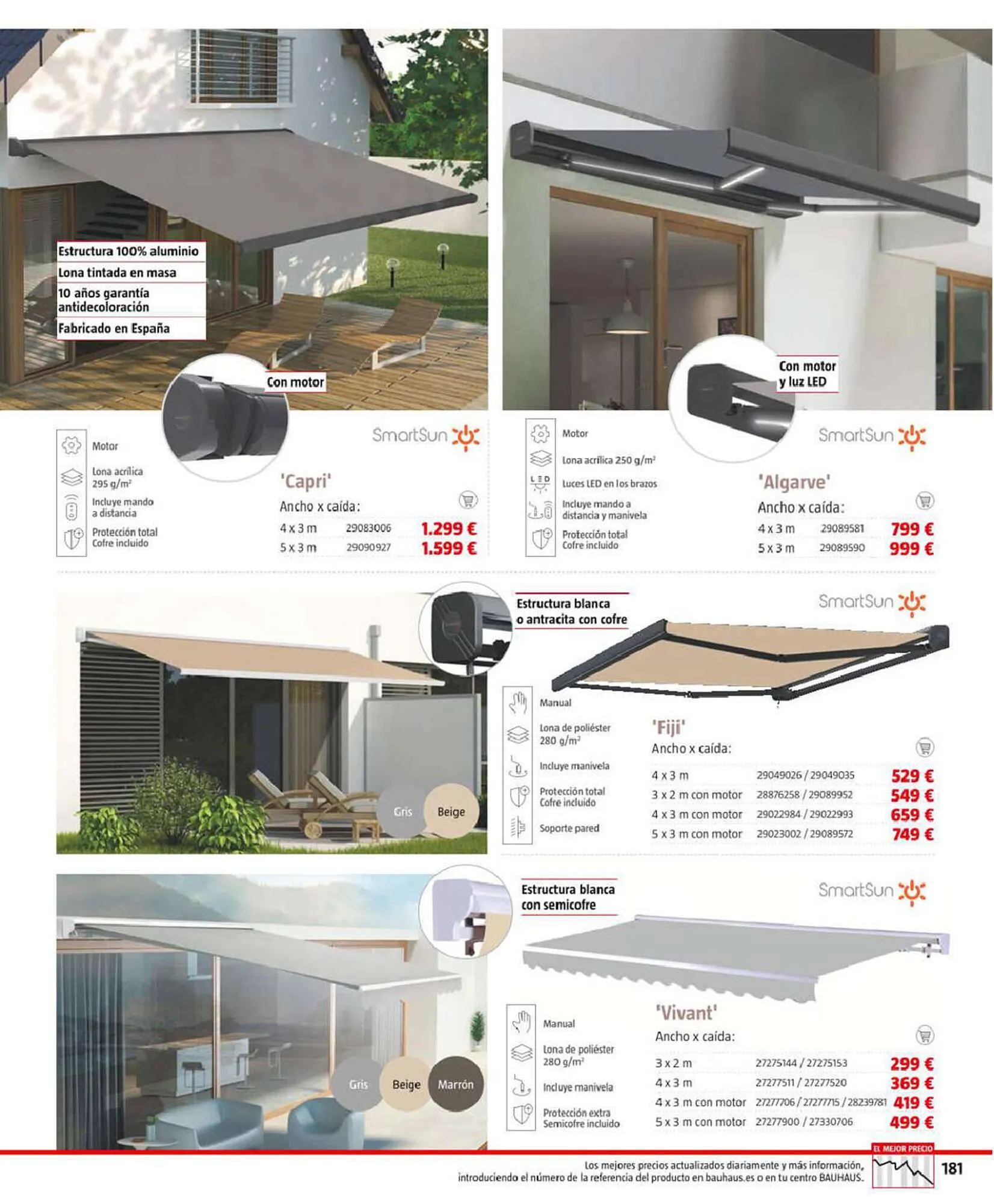 Catálogo de Folleto Bauhaus 7 de marzo al 15 de agosto 2023 - Página 181