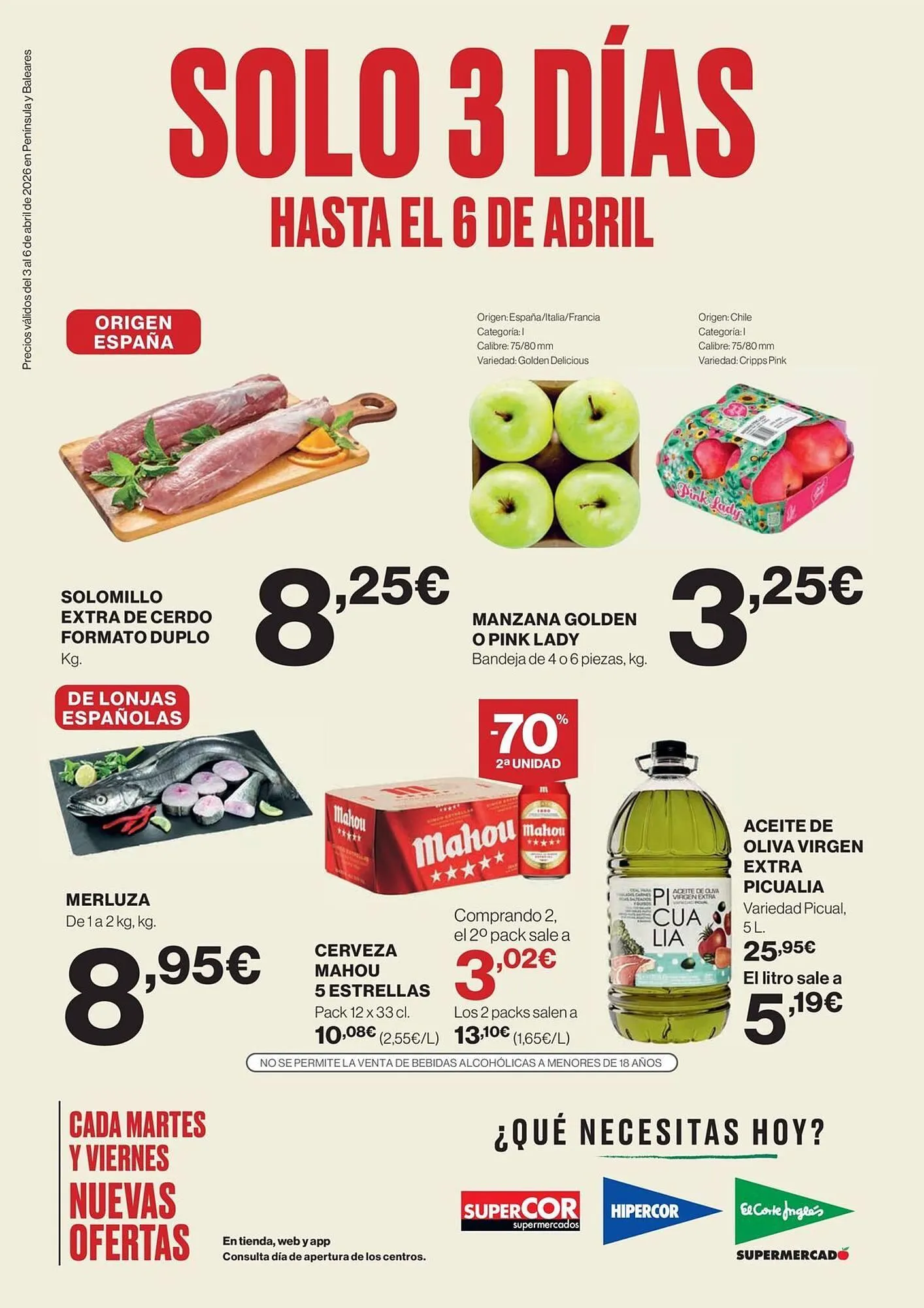 Catálogo de Catálogo Hipercor 3 de abril al 6 de abril 2026 - Página 1