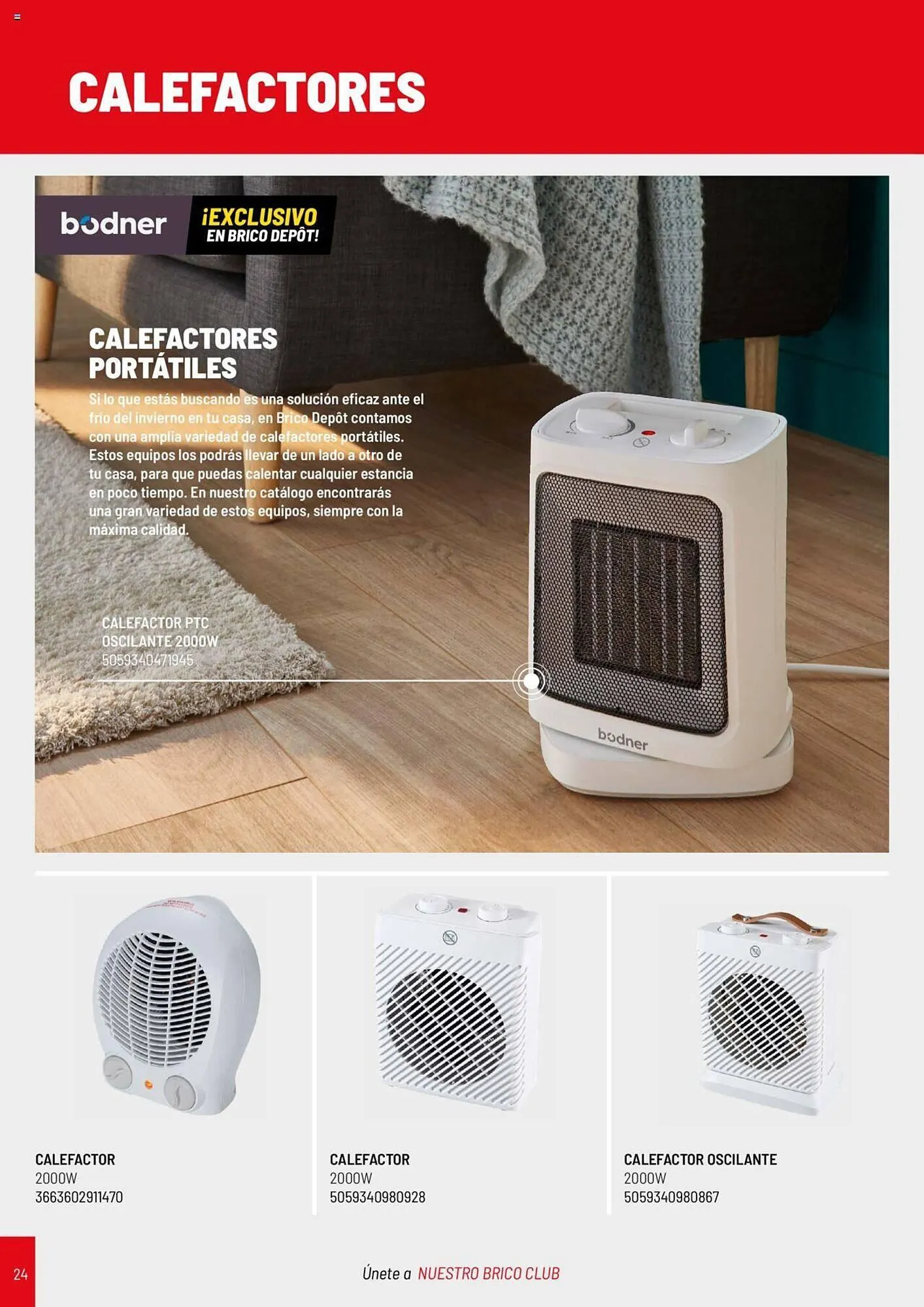 Catálogo de Folleto Brico Depôt 22 de octubre al 31 de marzo 2025 - Página 24