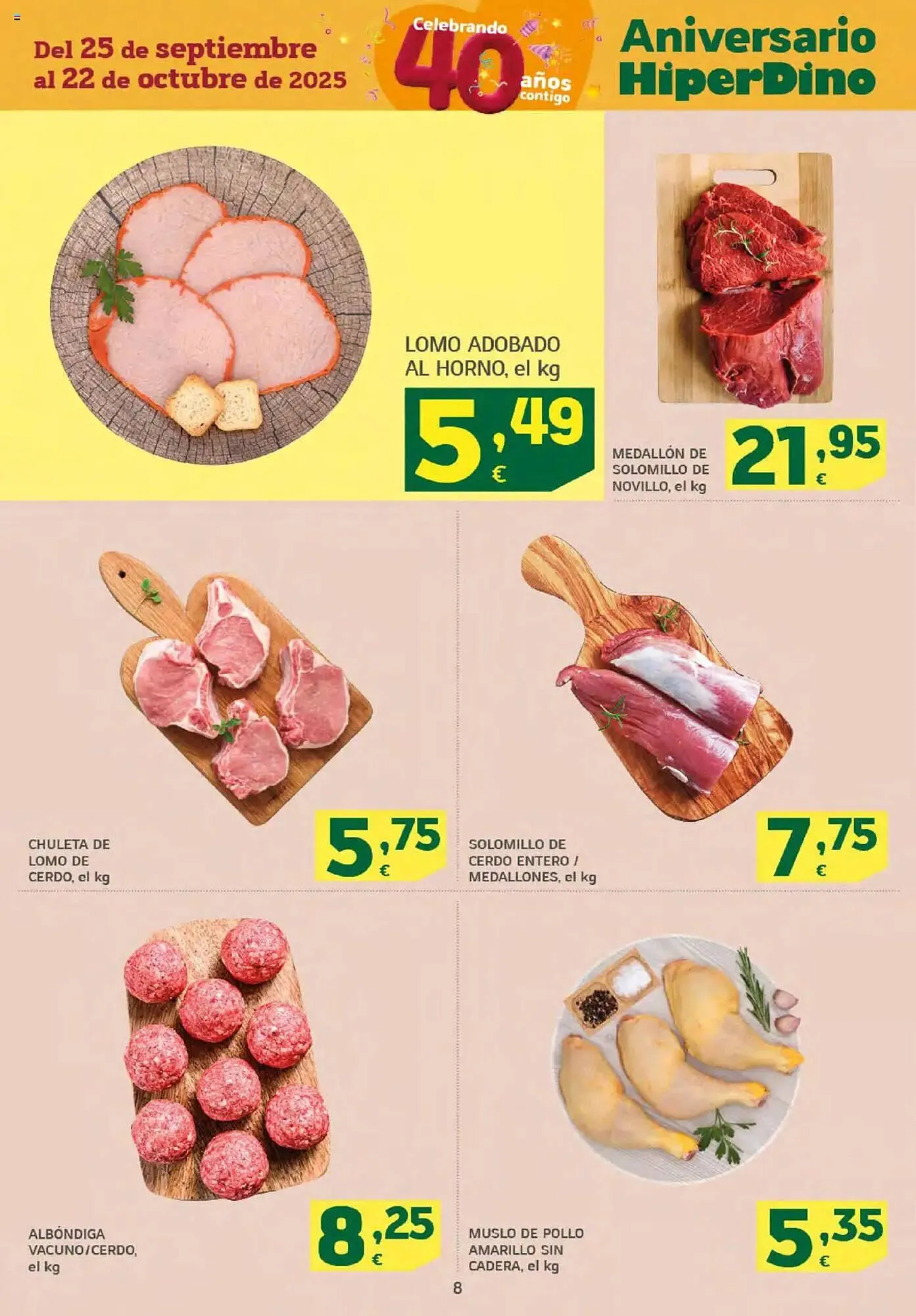 Catálogo de Folleto HiperDino 25 de septiembre al 8 de octubre 2025 - Página 8