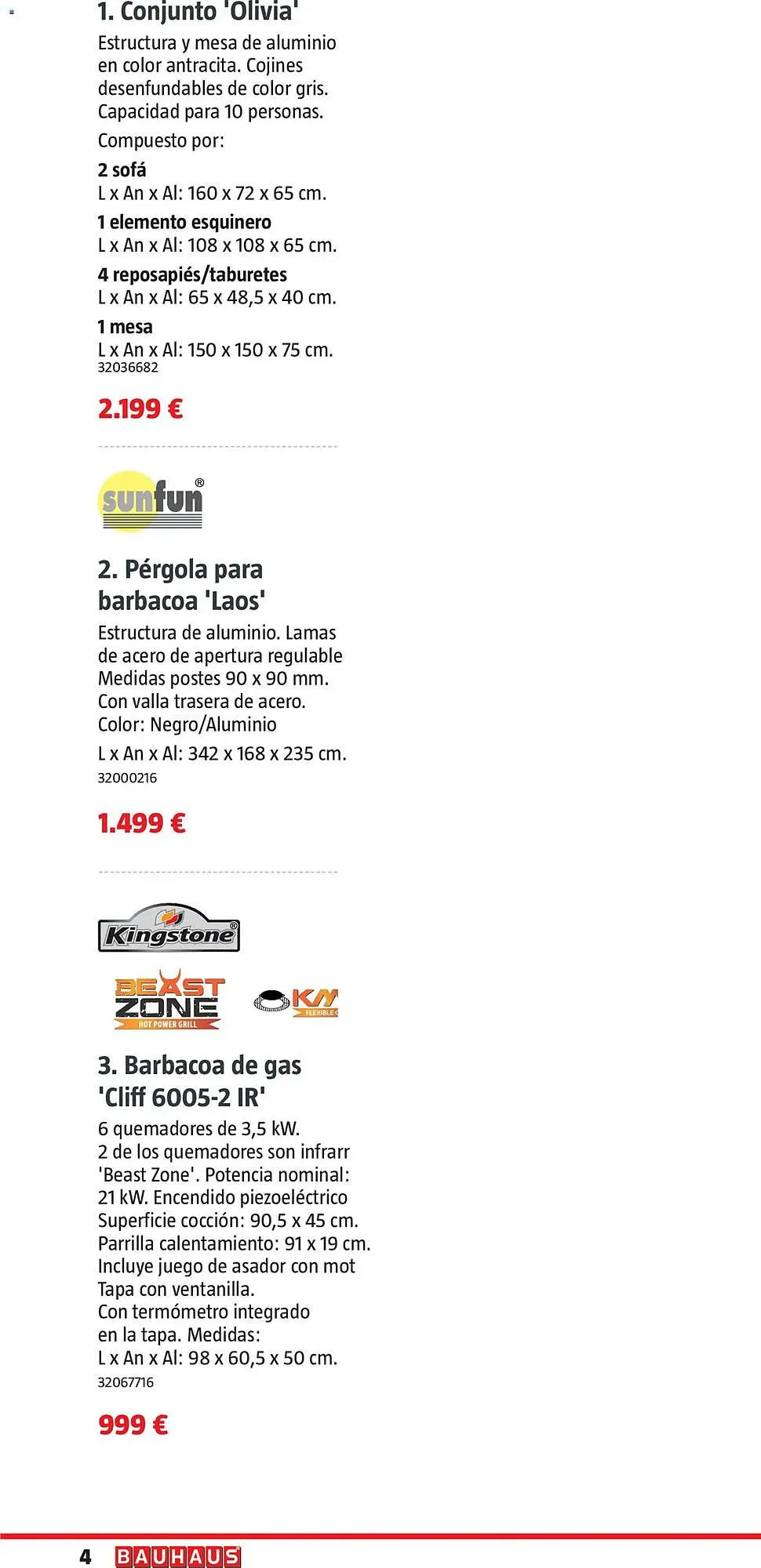 Catálogo de Catálogo Bauhaus 16 de marzo al 17 de abril 2026 - Página 4
