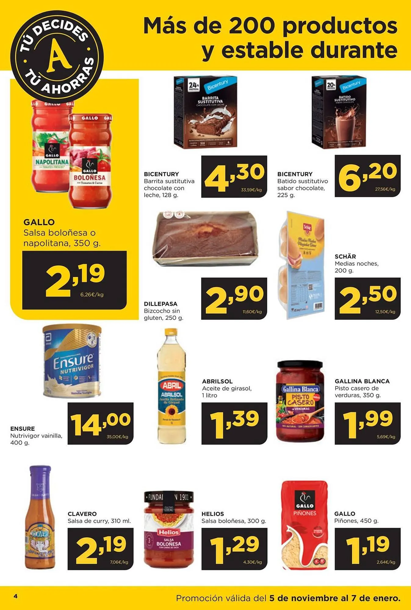 Catálogo de Folleto Alimerka 5 de noviembre al 7 de enero 2024 - Página 4